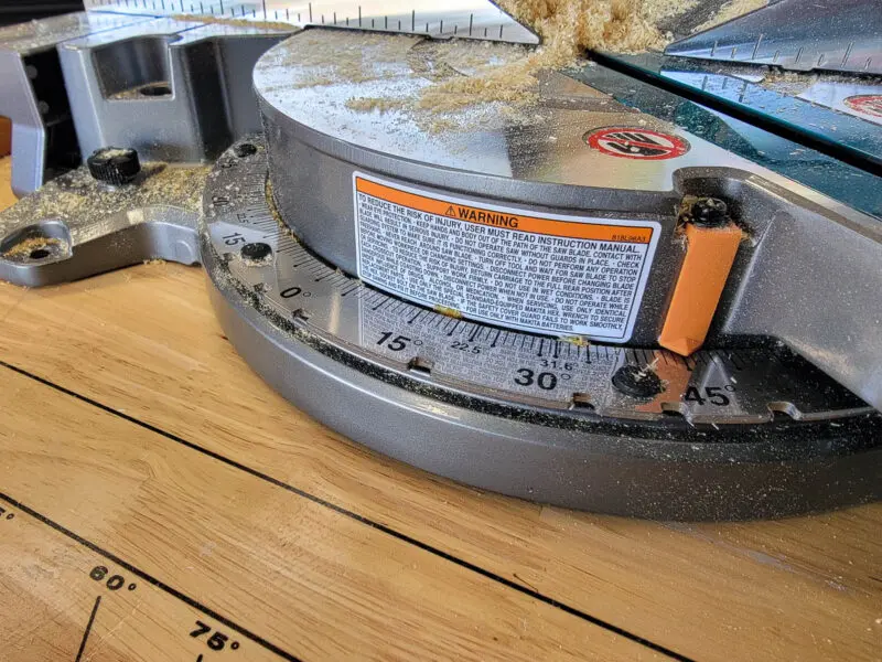 Positive miter stops