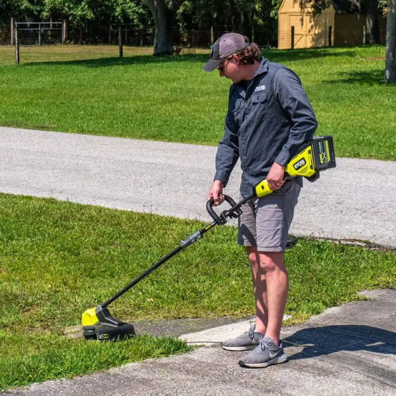 Best Battery-Powered String Trimmer Residential Performance: Ryobi 40V HP Brushless RY402110