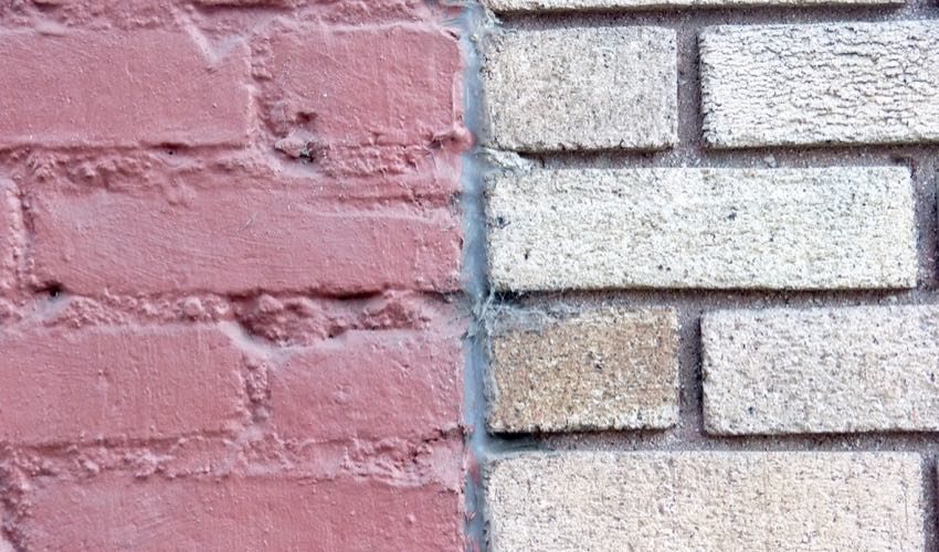 how to remove paint from brick